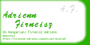 adrienn firneisz business card